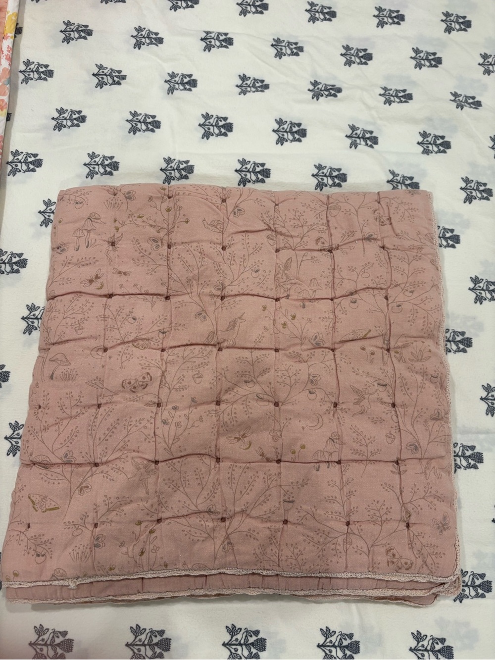 Pehr Chambray Blanket - Flower Patch